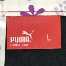 プーマ/PUMA★ショートパンツ【レディースL/股下15cm/黒×白/black×white】Pants/Trousers◆BH504_画像3