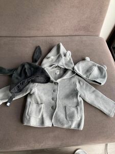 baby GAP くまみみカーディガン　12-18サイズ