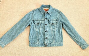 Levi's リーバイス 71557 デニムジャケット 上着　Gジャン　ジージャン　アメカジ ブルー サイズ38 Mくらい?　ヴィンテージ　3rd　557