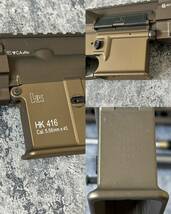 PTW トレポン HK416D 新品部品多数使用 SYSTEMA ZPARTS FDE TAN CAG セラコート ブロンズ 検索(mk18 urg-i infinity)_画像9