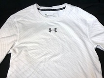 アンダーアーマー UNDER ARMOUR コールドギア コンプレッション シャツ 長袖 フィットネス ホワイト 白 サイズLG メンズ トップス _C2_画像3