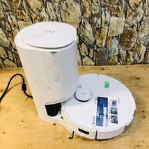 展示品 ECOVACS エコバックス DEEBOT T9 DLX13ロボット掃除機 水拭き機能 自動回収ステーション付き 動作品_画像3