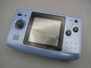 Y802-⑥ SNK NEOGEO POCKET COLOR ネオジオポケットカラー 本体 プラチナブルー レターパックプラス520円