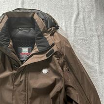 アウトレット処分 KOMINE JK-616 BROWN XLサイズ 化繊中綿ジャケット ナイロン ジャケット ストレッチ素材 A60109-17_画像3