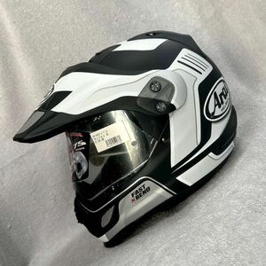 ★ Arai TOUR CROSS 3 VISON 57-58cm Mサイズ アライ ツアークロス3 ヴィジョン 白 フルフェイス ヘルメット 23年製 A60115-13