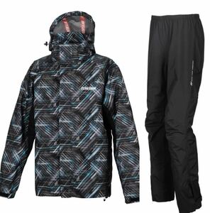  unused FLAGSHIP FRS-2020 S size regular price 15180 jpy flagship rainsuit top and bottom set stretch waterproof bike outdoor A60131-11