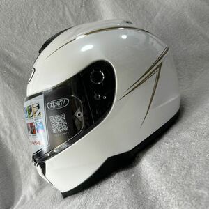 23年製 YAMAHA YF-9 ZENITH XLサイズ ヤマハ ゼニス サンバイザーモデル ピンストライプ フルフェイスヘルメット A60104-4