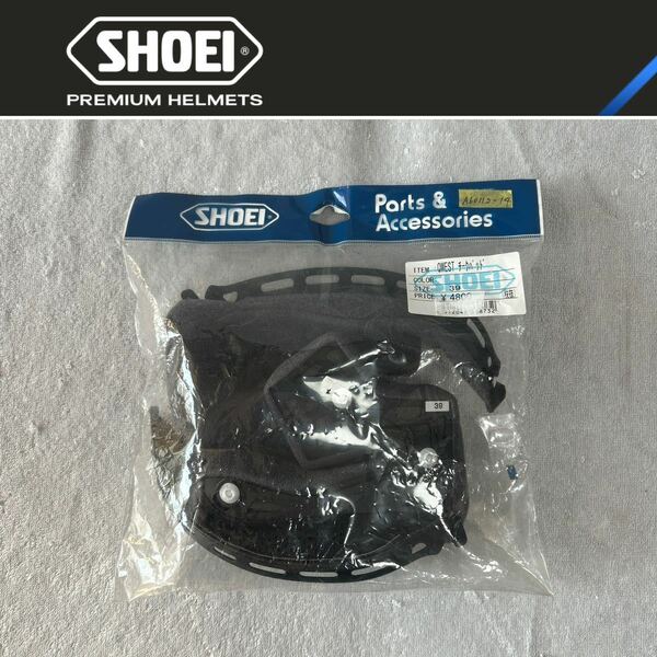 ★ SHOEI QWEST ショウエイ ヘルメット チークパッド 39 オプションリペアパーツ 全サイズ共用パーツ 新品 A60112-14