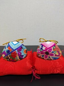 貝雛　お雛様　雛人形　ひな人形　ひな祭り　ハンドメイド　ちりめん細工（二）