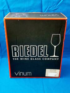 RIEDEL　リーデル　vinum　高級ワイングラス 2点セット　2pcs/v.Bordeaux　＃6416/0　★S024　1/28