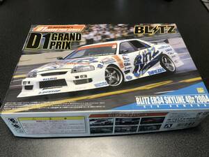 アオシマ 1/24 BLITZ ブリッツ ER34 スカイライン 4Dr 2004 D1 GRAND PRIX SKYLINE R34　