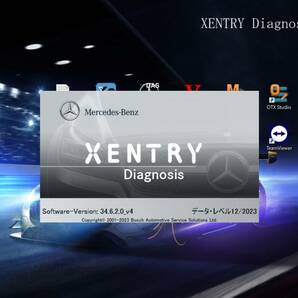 2023年12月 XENTRY ベンツ診断機 日本語版 PassThru DAS Vediamo DTS MONACO ディーラー診断機 ベンツテスター パススルー プログラミングの画像2