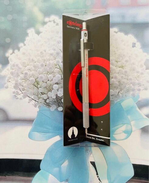 新品　人気色　ロットリング600 シャーペン　0.5mm 高級筆記具　ドイツ製　シルバー