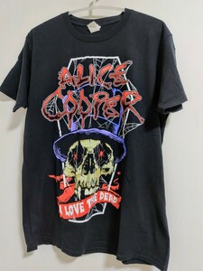 ALICE COOPER オフィシャルTシャツ Lサイズ（＊小さめです） アリス・クーパー LOUD PARK 17 ラウドパーク ハードロック ヘヴィメタル