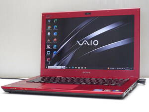 SONY VAIO VPCSB4AJ 上位モデル Core i7 2640M メモリ8GB 750GB ブルーレイ Win11 Office 13.3インチ Radeon 7400M 管AG-48