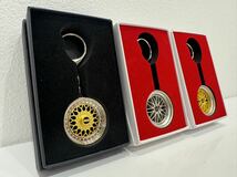 3点セット 正規品 在庫品 BBS LM スーパーRS キーホルダー アクセサリー ゴールド シルバー アメリカ_画像3