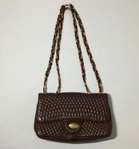 【中古バッグ】BALLY バリー ショルダーバッグ ブラウン チェーン 箱付き_画像2