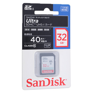 【ゆうパケット対応】SanDisk SDHCメモリーカード SDSDUN-032G-J01 32GB [管理:1000007350]