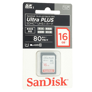 【ゆうパケット対応】SanDisk SDHCメモリーカード SDSDUSC-016G-JNJIN 16GB [管理:1000015483]
