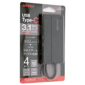 【ゆうパケット対応】BUFFALO バッファロー USB3.0ハブ 4ポート BSH4U130C1BK ブラック [管理:1000016525]