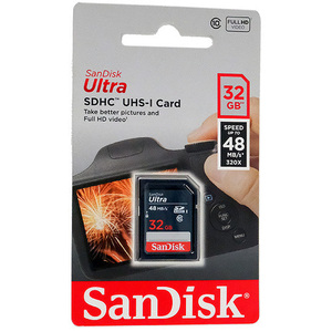 【ゆうパケット対応】SanDisk SDHCメモリーカード SDSDUNB-032G-GN3IN 32GB 並行輸入品 [管理:1000016692]