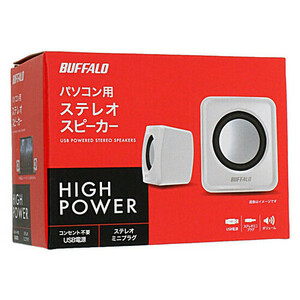 BUFFALO バッファロー PC用スピーカー BSSP100UWH ホワイト [管理:1000022592]