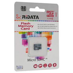 【ゆうパケット対応】RiDATA microSDHCメモリーカード WRI-MSH032GC10U1 32GB [管理:1000025626]