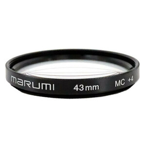 【ゆうパケット対応】MARUMI カメラ用フィルター MCクローズアップ+4 43mm [管理:1000026045]