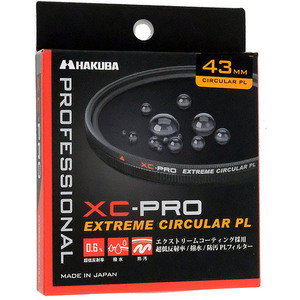 【ゆうパケット対応】HAKUBA XC-PRO エクストリーム サーキュラーPLフィルター 43mm CF-XCPRCPL43 [管理:1000026018]