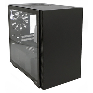 [ новый товар ( вскрыть только )] NZXT mini tower PC кейс H210 CA-H210B-B1 матовый черный / черный [ управление :1000026535]