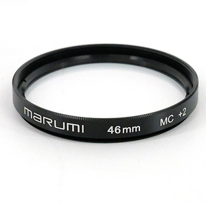 【ゆうパケット対応】MARUMI カメラ用フィルター MCクローズアップ+2 46mm [管理:1000025952]