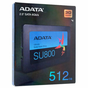【新品訳あり(箱きず・やぶれ)】 A-DATA製 SSD Ultimate SU800 ASU800SS-512GT-C [管理:1000026575]
