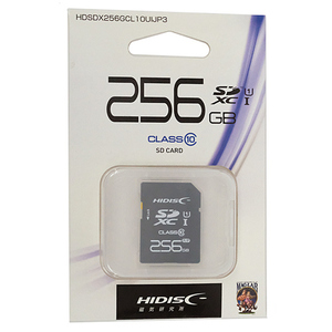 【ゆうパケット対応】HI-DISC SDXCメモリーカード HDSDX256GCL10UIJP3 256GB [管理:1000026461]