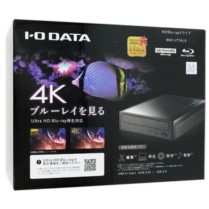 I-O DATA アイ・オー・データ製 Ultra HD Blu-ray再生対応 外付型ブルーレイドライブ BRD-UT16LX [管理:1000026911]
