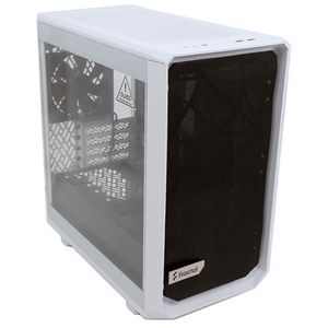 【新品(開封のみ)】 Fractal Design ミニタワー Meshify 2 Mini TG FD-C-MES2M-02 ホワイト/クリア [管理:1000027164]