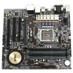 【中古】ASUS MicroATXマザーボード H97M-PLUS LGA1150 [管理:1050003791]の画像1