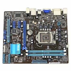 【中古】ASUS製 MicroATXマザーボード P8H61-M LE LGA1155 [管理:1050011605]