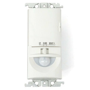 パナソニック (Panasonic) トイレ壁取付熱線センサ付自動スイッチ 換気扇連動用 ホワイト WTK1614W