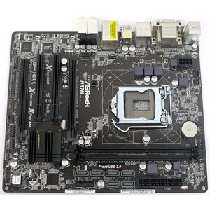 【中古】ASRock製 MicroATXマザーボード H87M LGA1150 [管理:1050020066]