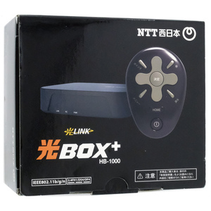 【中古】NTT西日本 光BOX+ HB-1000 元箱あり [管理:1050022133]