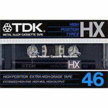 【ゆうパケット対応】TDK カセットテープ ハイポジ HX46 46分 [管理:1100003537]_画像1