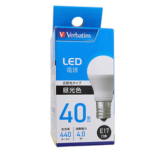三菱ケミカルメディア LED電球 Verbatim LDA4D-E17-G/LV4 昼光色 [管理:1100049365]