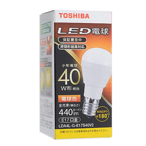 TOSHIBA LED電球 電球色 LDA4L-G-E17S40V2 [管理:1100049475]
