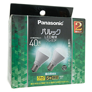 Panasonic LED電球 E17口金 昼白色 2個入 LDA4NGE17K4ESW2F2T [管理:1100049374]