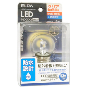 ELPA LED電球 エルパボールmini LDG1CL-G-GWP256 電球色 [管理:1100049742]