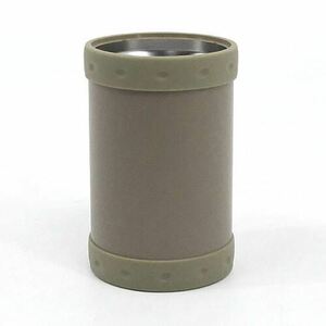 パール金属 保冷缶ホルダー 2WAYタイプ 350ml缶用 カーキ D-5720 [管理:1100050518]