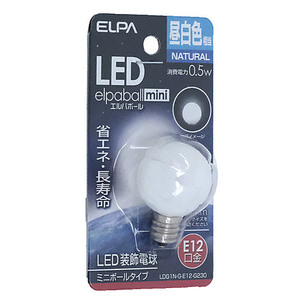 ELPA LED電球 エルパボールmini LDG1N-G-E12-G230 昼白色 [管理:1100050686]