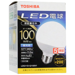 TOSHIBA LED電球 LDG11D-G/100V1 昼光色 [管理:1100051093]