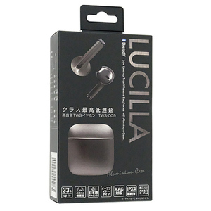 LUCILLA Bluetoothイヤホン TWS009GM ガンメタル [管理:1100051321]