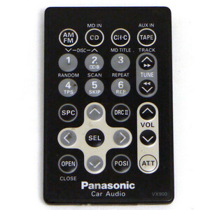 【中古】【ゆうパケット対応】Panasonic カーオーディオ用リモコン YEFX9991554 [管理:1150014520]